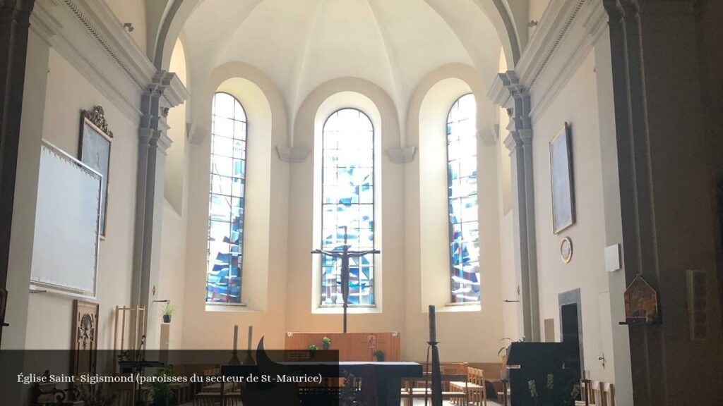 Église Saint-Sigismond (paroisses du secteur de St-Maurice) - Saint-Maurice (Valais)