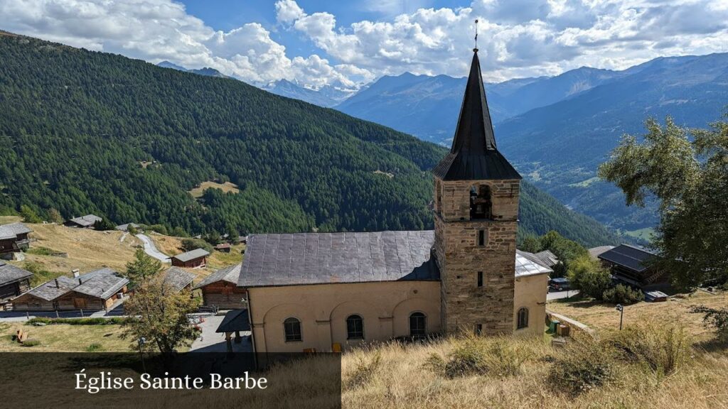 Église Sainte Barbe - Anniviers (Valais)